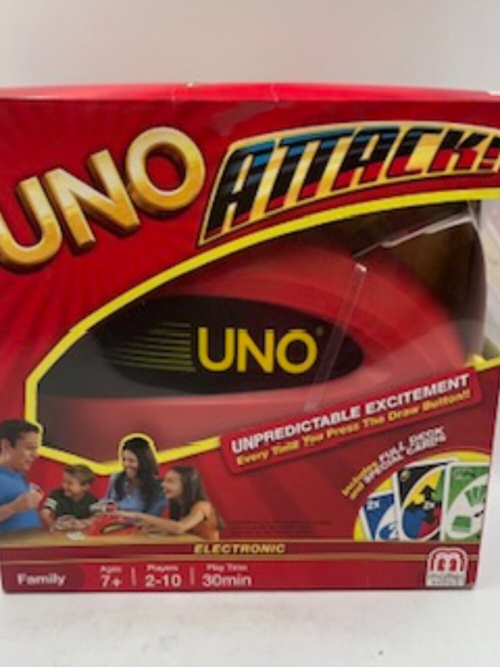 NEW UNO Attack Mattel Game Electric Card-Shooting Launcher 2 - 10 players age 7+ - Picture 8 of 8